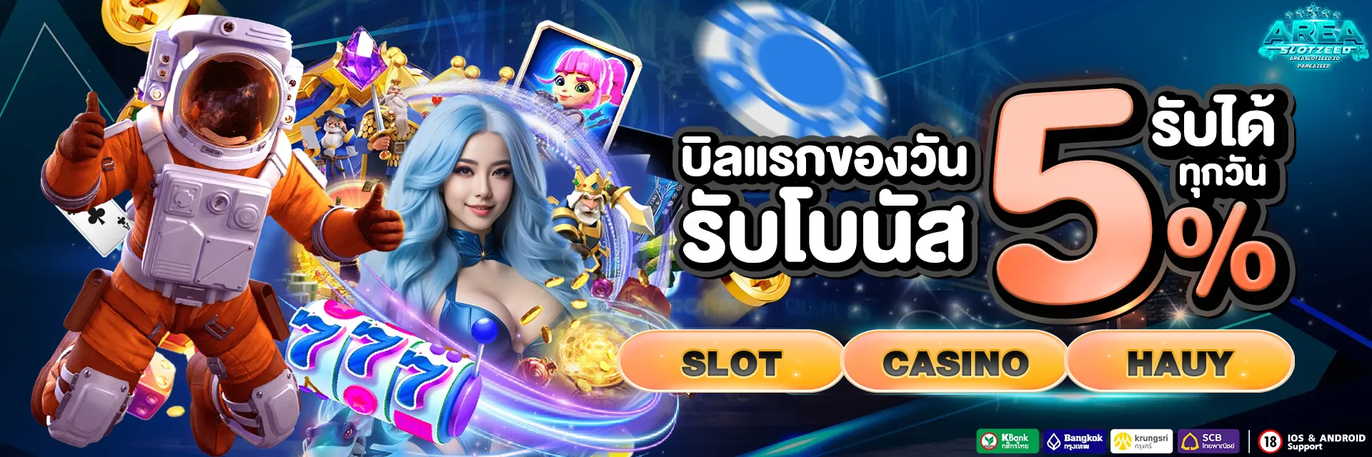 area slot ทางเข้า